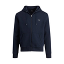 Dubbelgebreide hoodie met ritssluiting over de hele lengte