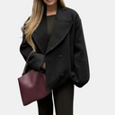 Dubbelgeknoopte Peacoat voor Dames | Casual, Met Knoopsluiting