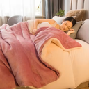 Woolen Blanket - WoolenCrest - Double-Sided Textile - Winter Layer