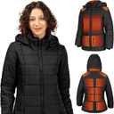 Elektrisch Verwarmde Kleding Jas voor Dames | Multizone Heating