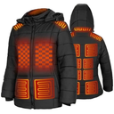 Elektrisch Verwarmde Kleding Jas voor Dames | Multizone Heating