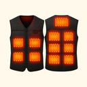 Elektrisch Verwarmde Bodywarmer - HeatCore - Dubbele Bediening - USB Opladen