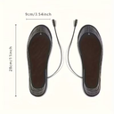 Elektrische Verwarmde Inlegzolen voor Unisex | USB-aansluiting