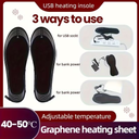 Elektrische Verwarmde Inlegzolen voor Unisex | USB-aansluiting