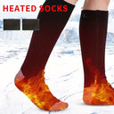 Elektrische verwarmingssokken - Verstelbare temperatuur - Lange buisstructuur
