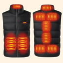 Elektrisch verwarmde kleding gilet voor heren | USB-aangedreven