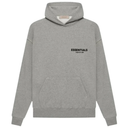 Fear of God Essentials Dark Oatmeal Logo Hoodie and Joggers Set
