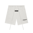Fear of God Essentials Light Oatmeal Logo T-Shirt and Shorts Set