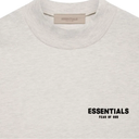Fear of God Essentials Light Oatmeal Logo T-Shirt and Shorts Set