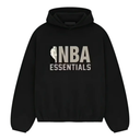 Fear of God Essentials NBA Black Logo Hoodie and Sweatpants Set