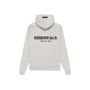 Fear of God Essentials Unisex Light Gray Back Logo Pullover Hoodie