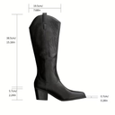 Cowboy Laarzen voor Dames | Geborduurde Pumps met Grove Hak