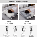 Memory Foam Cervical Neck Pillow for Sleeping & Daily Support in Bed