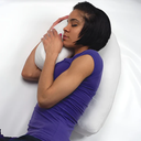 Memory Foam Side Sleeper Pillow with Ear Cutout for Sleeping Comfort