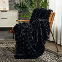 Gestreepte Pluche Deken | Fur Ontwerp