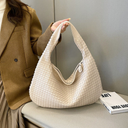 Geweven Schoudertas voor Dames | Ritssluiting