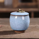 Handmade Ceramic Pet Memorial Urn for Ashes & Remembrance