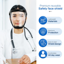 Reusable Anti-fog Face Shield with Full Face Protection