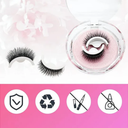Reusable Adhesive False Eyelashes for Easy Makeup Application