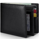 Heren Echt Leren Bifold Portemonnee met RFID-bescherming