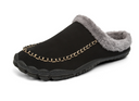 Heren Instap Slippers - Imitatiebont Afwerking en Antislip Zool