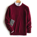 Heren V-hals Trui - Lange Mouw Pullover