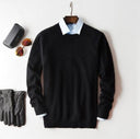 Heren V-hals Trui - Lange Mouw Pullover