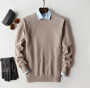 Heren V-hals Trui - Lange Mouw Pullover