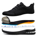Heren Veiligheidsschoenen met Stalen Neus - Antislip Werksneakers