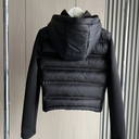 Męska puffer kurtka z kapturem