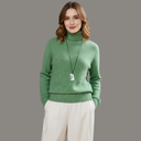 Hoge Hals Cashmere Koltrui Dames | Lange Mouwen