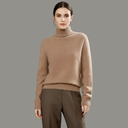 Hoge Hals Cashmere Koltrui Dames | Lange Mouwen