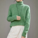 Hoge Hals Cashmere Koltrui Dames | Lange Mouwen