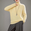 Hoge Hals Cashmere Koltrui Dames | Lange Mouwen