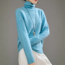 Hoge Hals Cashmere Koltrui Dames | Lange Mouwen