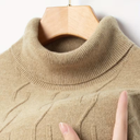 Hoge Hals Cashmere Trui Heren | Lange Mouwen