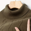 Hoge Hals Cashmere Trui Heren | Lange Mouwen