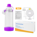 Inhaler Spacer Device with Silicone Chamber for Adults and Children