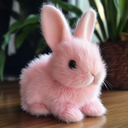 Interactive Plush Bunny Toy with Soft Lifelike Design