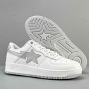 JJJJound x BAPE STA White Grey Sneakers
