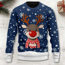 Christmas sweater | Knitted sweater with patterns