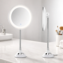 LED Bathroom Magnifying Mirror with Flexible Arm for Makeup and Care