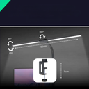 LED Desk Lamp with Clamp | Dimmable Lighting