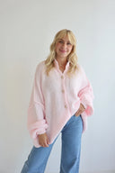 Lange Oversized vest voor Dames | Met Knopen