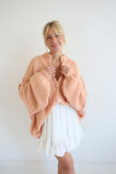 Lange Oversized vest voor Dames | Met Knopen
