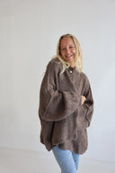 Lange Oversized vest voor Dames | Met Knopen