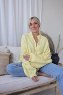Lange Oversized vest voor Dames | Met Knopen