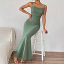 Maxi-jurk met spaghettibandjes voor dames | Mouwloos ontwerp