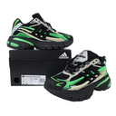 Men's adidas x Pharrell Williams VIRGINIA Adistar Jellyfish Black Green Sneakers
