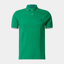 Mesh-poloshirt met Custom Slim Fit